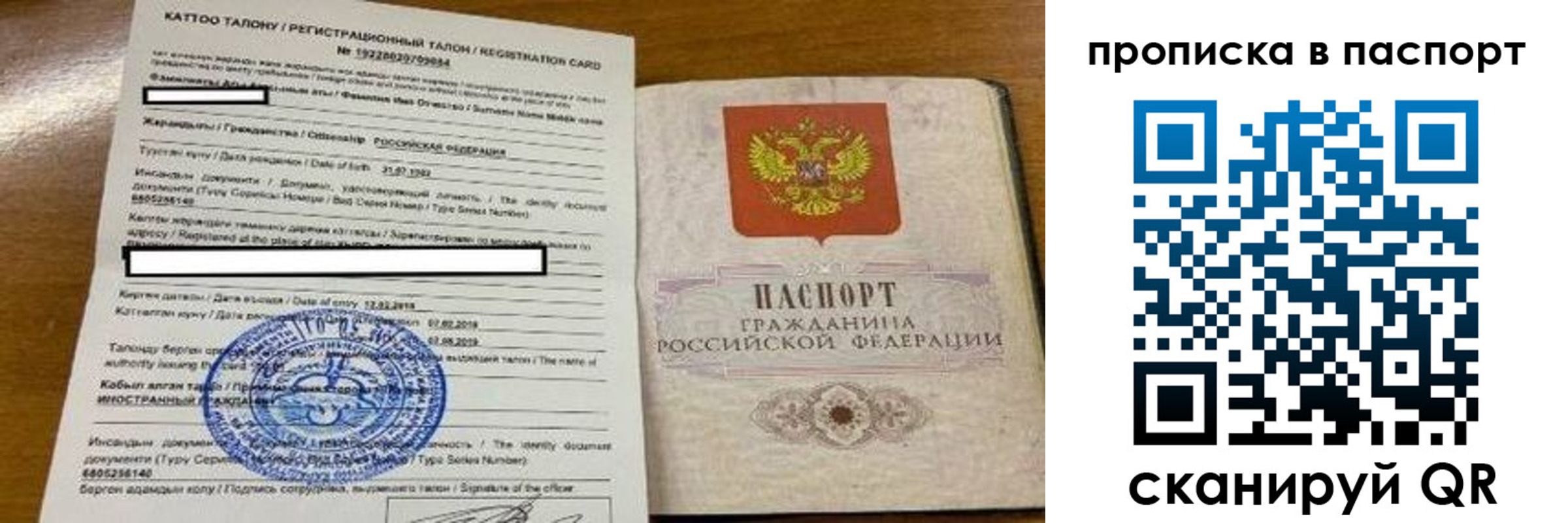 прописка штамп в Пионерском